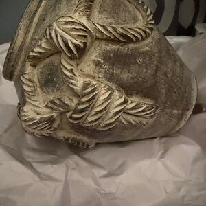 Rustic Cream Decorative Vase